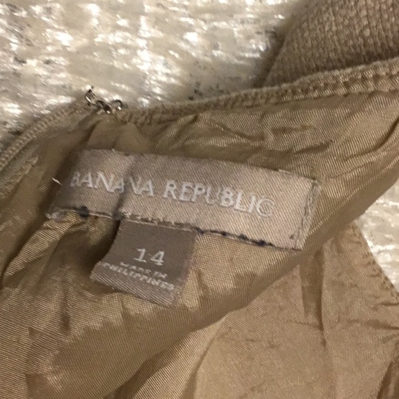 Banana Republic Black and Cream Sheath Dress Sleeveless Mini - Picture 7 of 8